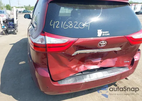 2015 Toyota Sienna Limited Premium 7 Passenger from USA, damaged, VIN 5TDYK3DC6FS593937